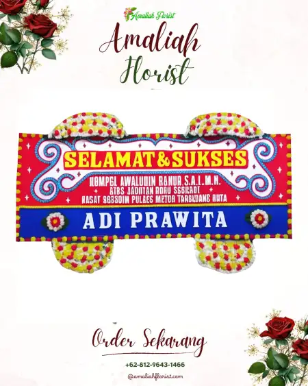 Papan Bunga Ucapan Selamat Sarajaya